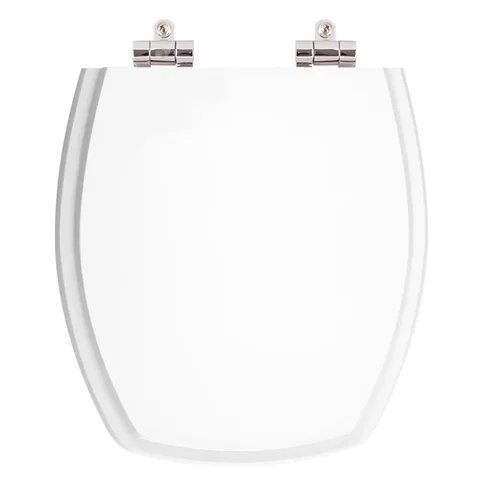 Assento Sanitário Poliester Soft Close Thema Branco para Vaso Incepa