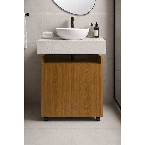 Mini Multiuso Banheiro Cozinha Escritório Eccos - Nature