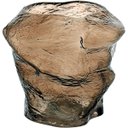 Ver imagem 1 de Vaso Decorativo Enfeite Planta Vidro 21x18x18cm Âmbar
