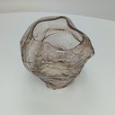 Ver imagem 4 de Vaso Decorativo Enfeite Planta Vidro 21x18x18cm Âmbar