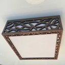 Ver imagem 4 de Luminária Plafon Madeira Copacabana 20cm - 36.16