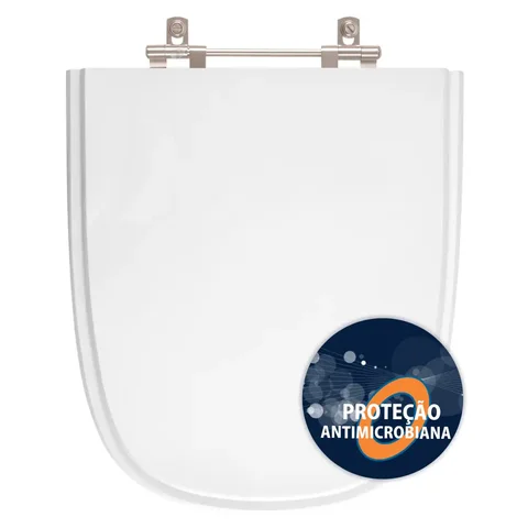 Assento Sanitário Poliester Antimicrobiano Ibiza Branco para Vaso Incepa
