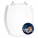 Ver imagem 2 de Assento Sanitário Poliester Antimicrobiano Thema Branco para Vaso Incepa