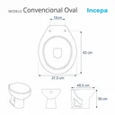 Ver imagem 5 de Assento Sanitário Poliester Antimicrobiano Izy Branco para Vaso Deca