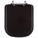 Ver imagem 1 de Assento Sanitário Piano Marrom Fosco Para Vaso Deca