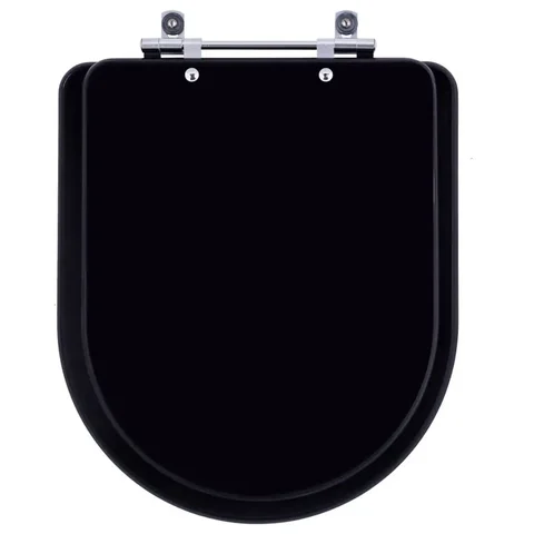 Assento Sanitário Carrara Ébano Fosco (Preto) para Vaso Deca