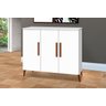 Buffet Aparador Colombia 3 Portas Balcão Retrô Branco Brilho PASSE BEM - 1
