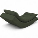 Ver imagem 7 de Poltrona Balance Leve Balanço Linho Premium Easy Clean Luxo para Sala Quarto Conforto Relaxante
