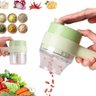 Cortador Triturador De Vegetais E Carnes Usb 4 Em 1 Sem Fio - 1
