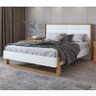 Cama Queen Freetown 160 Branco Amêndoa Clean - Lopas - 1