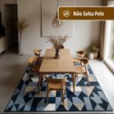 Ver imagem 2 de 1 Tapete Sala de Jantar Mesa Grande 150x200 Js do Zi 20