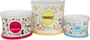 Ver imagem 3 de Tupperware Kit 3 Peças Porta Mantimentos Floral Porta Arroz Feijão e Sal