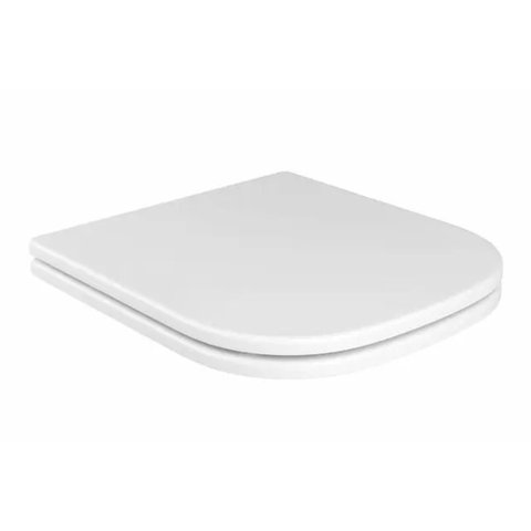 Assento Poliéster Slow Close com Microban para Bacias Quadra / Polo / Unic Branco Deca