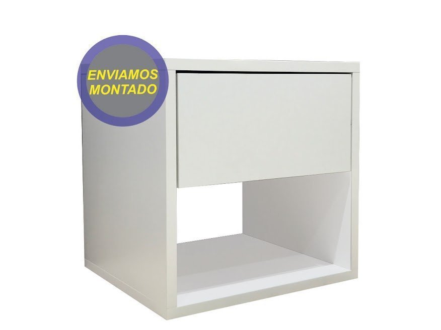 Mesa De Cabeceira Nicho De Mdf Gaveta Secreta Fundo Falso - 2