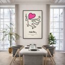 Ver imagem 4 de Quadro Canvas The Love Keith Haring 40x30cm Mold Branca