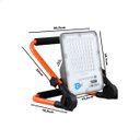 Ver imagem 2 de Refletor Holofote Led 100w Portátil Recarregável Ip66
