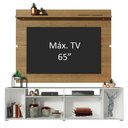 Ver mais imagens de Rack e Painel para TV até 65" Cancun Branco/Rustic Madesa