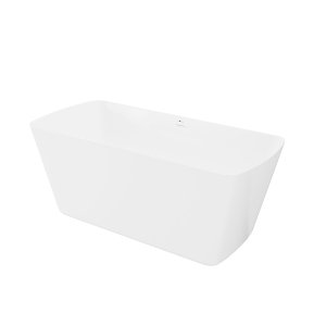 Banheira de Imersão Freestanding Acrílico Modelo Santorini Tubrax - Nab0001