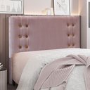 Ver imagem 5 de Cabeceira Decorativa Queen Size 1,60M Kors Veludo Lilás - Gran Belo