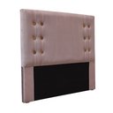Ver imagem 1 de Cabeceira Decorativa Queen Size 1,60M Kors Veludo Lilás - Gran Belo