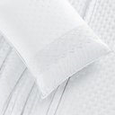 Ver imagem 4 de Cobre Leito Casal Cherry Laise Micropercal 200fios 3pç Branco