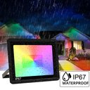 Ver imagem 6 de Refletor Led Rgb com Controle Bivolt 100w Ip67 Zem -31098-r
