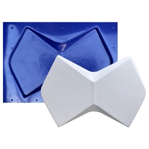 Forma 3D Gesso e Cimento ABS 1mm - Gravatinha 30x20 cm