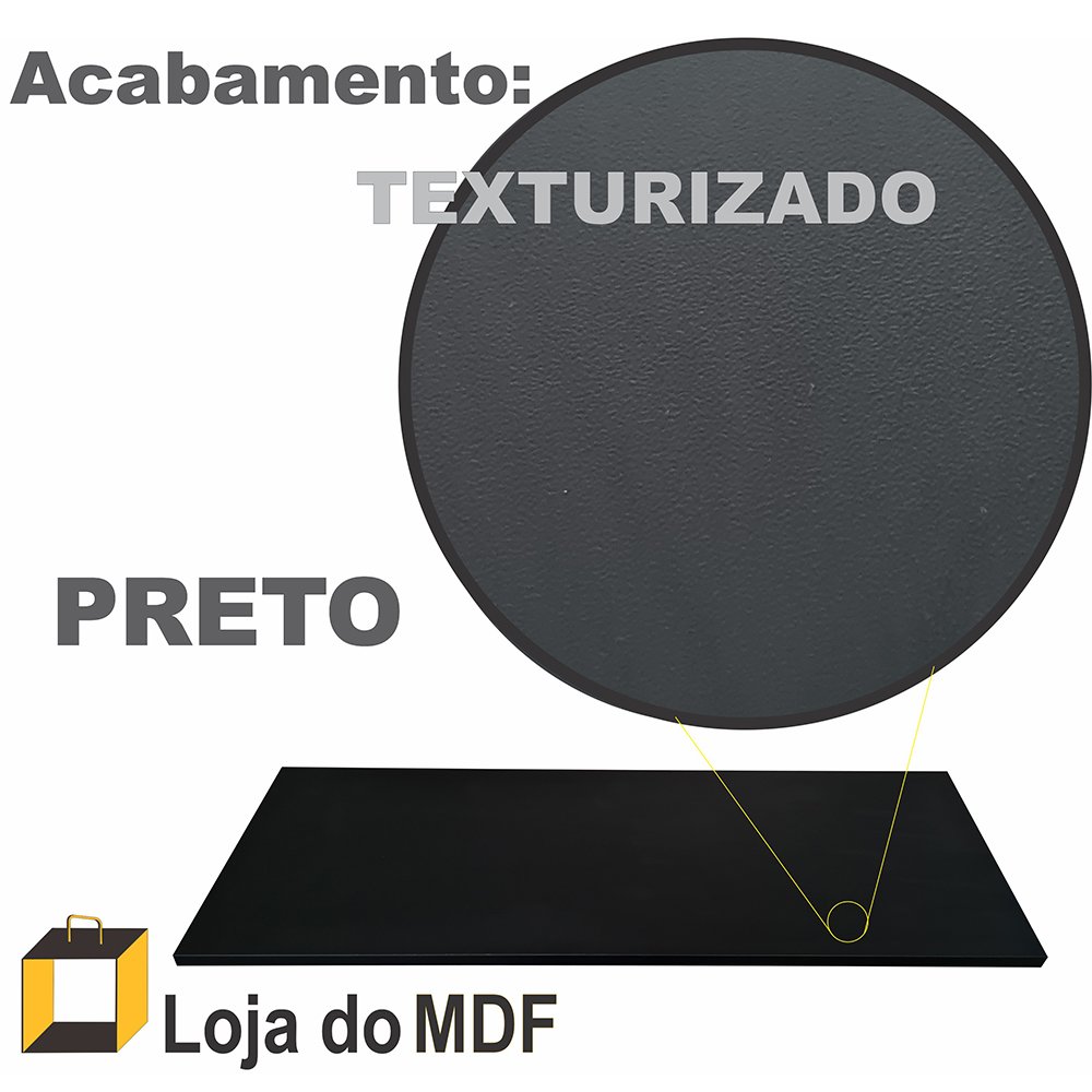 Kit 3 Prateleiras U Mdf 65x25cm Preto Nicho Livros Revista - 2