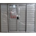 Ver imagem 2 de Veneziana 6 Folhas 1,00 X 1,50 Sem Grade Alumínio Branco