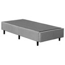 Ver imagem 2 de Base Box Solteiro Suede Cinza - 38x88x188