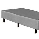 Ver imagem 5 de Base Box Solteiro Suede Cinza - 38x88x188