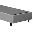 Ver imagem 4 de Base Box Solteiro Suede Cinza - 38x88x188