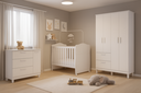 Ver imagem 4 de Quarto Infantil Completo Jujuba 3 Peças (Guarda Roupa+Cômoda+Berço) Branco - Permóbili Baby