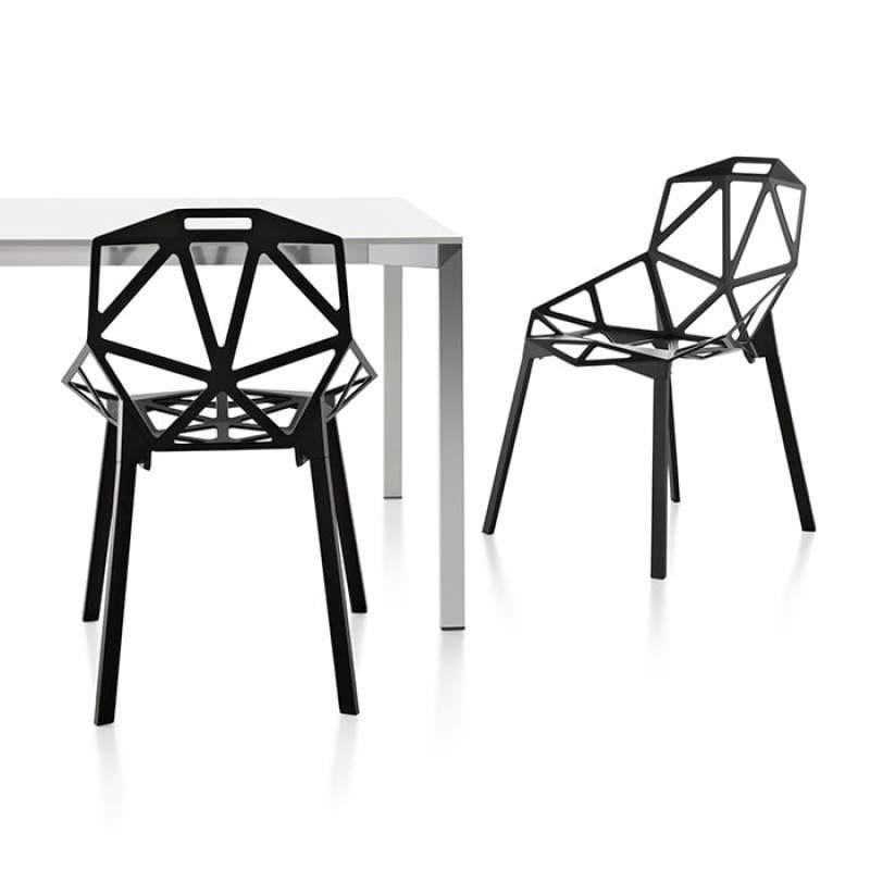 Cadeira One - Penélope - Design - Metal - Preto - 5