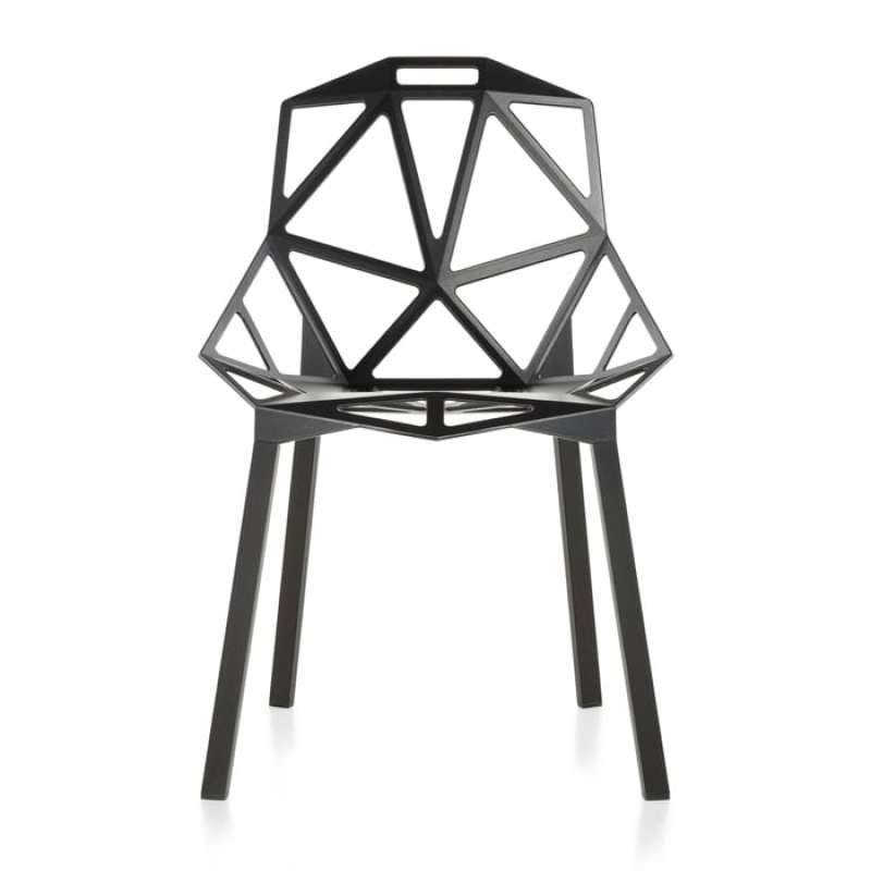 Cadeira One - Penélope - Design - Metal - Preto - 2