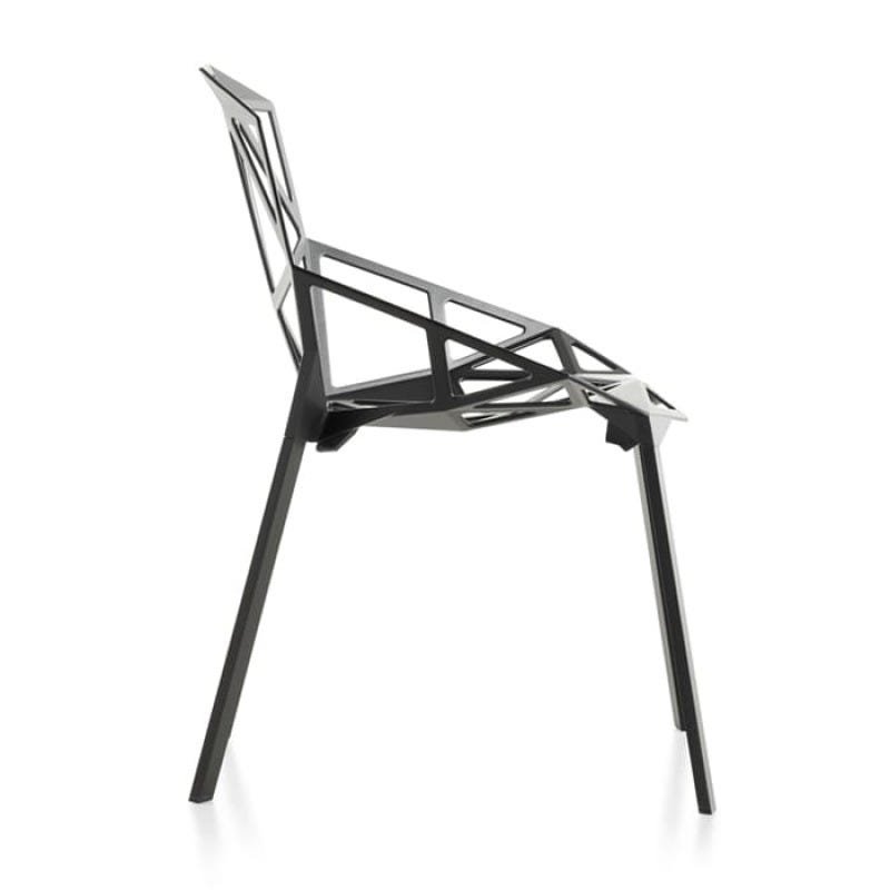 Cadeira One - Penélope - Design - Metal - Preto - 4