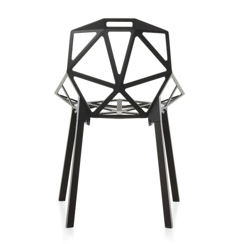 Cadeira One - Penélope - Design - Metal - Preto - 3