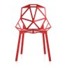 Cadeira One - Penélope - Design - Metal - Vermelho - 2