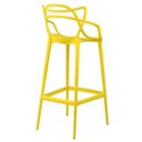 Ver imagem 3 de Banqueta alta Masters Allegra - Polipropileno - Amarelo