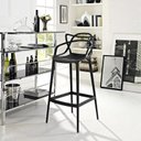 Ver imagem 4 de Banqueta Alta Masters Allegra - Polipropileno - Preto