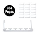 Ver mais imagens de Suporte Organizador para Cabide 384 Peças Compacto Armario Roupas Guarda Roupa