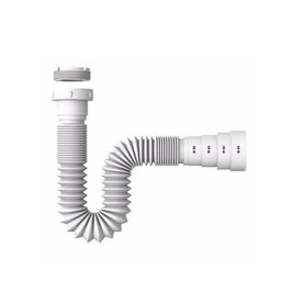 Sifao Sanfonado Flexível Branco Tubo Extensivo - 3