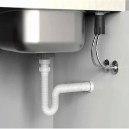 Sifao Sanfonado Flexível Branco Tubo Extensivo - 2