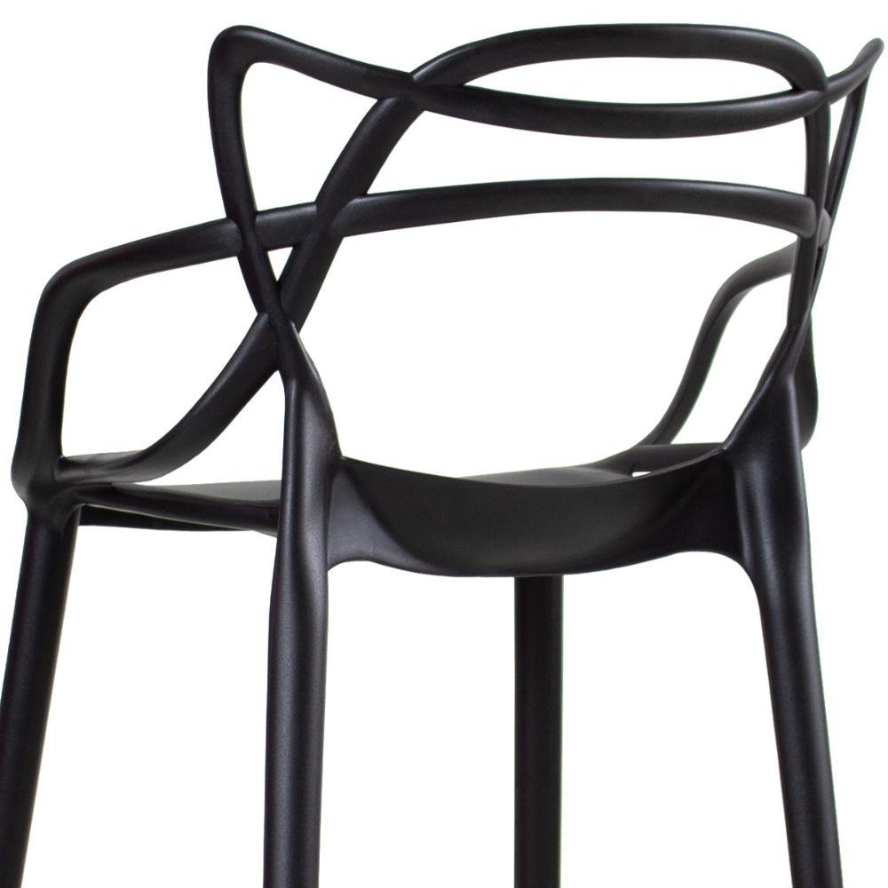 Banqueta média Masters Allegra - 66 cm - Preto - 5