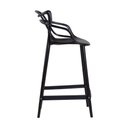 Ver imagem 2 de Banqueta média Masters Allegra - 66 cm - Preto