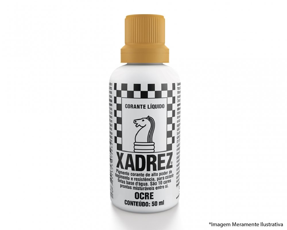 Corante Liq Xadrez Extra 50ml Ocre C/12pcs