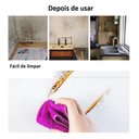 Ver imagem 6 de KIT 3 ROLO ADESIVO DE PAREDE TRANSPARENTE 6 METROS PELICULA PROTETORA MULTIUSO MESA MOVEL GELADEIRA