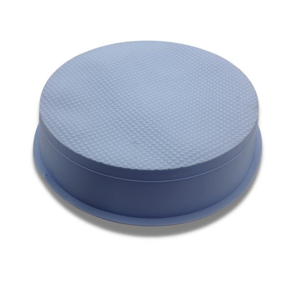 Forma Para Bolo Silicone 20cm Microondas Fritadeira Air Fray:Azul - 3