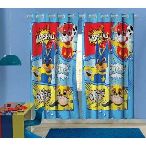 Cortina Infantil Patrulha Canina 3,00m x 1,80m com Ilhós Lepper