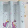 Cortina Infantil Unicórnio com Blackout 2,80M x 1,80M Santista - 2